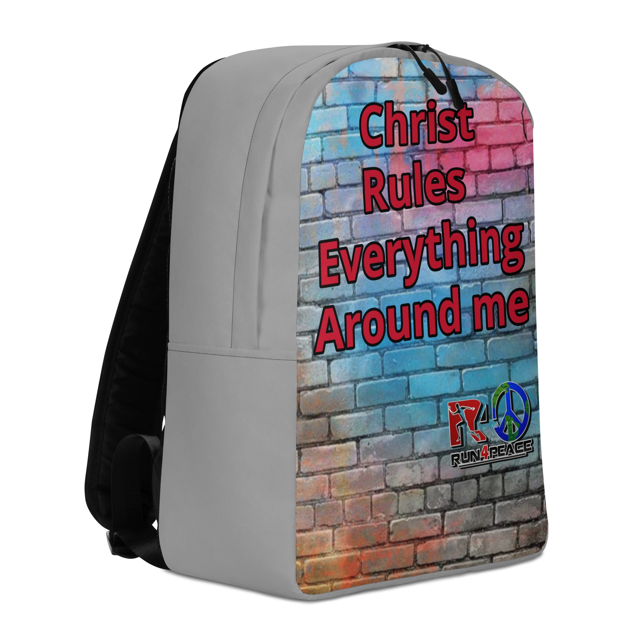 Christ Rules Everything Around Me Minimalist Backpack