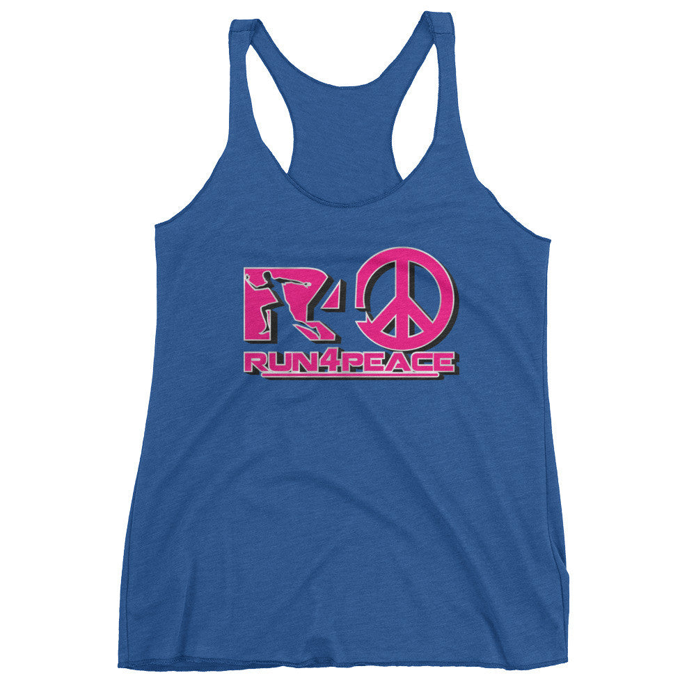 #Run4peace Pink Power tank top